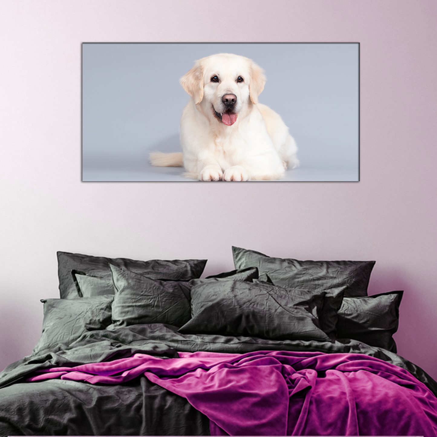 Dog Animal Canvas Print Wall Painting