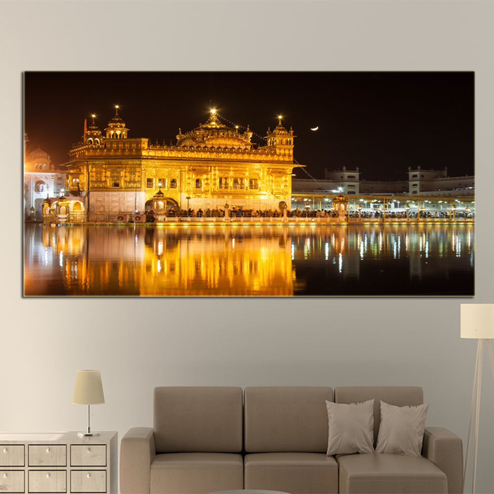 Golden Temple Sikh Canvas Print Wall Painting