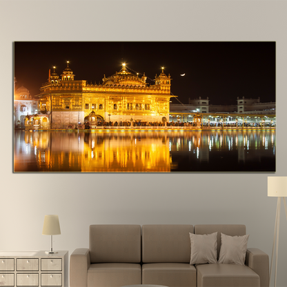 Golden Temple Sikh Canvas Print Wall Painting