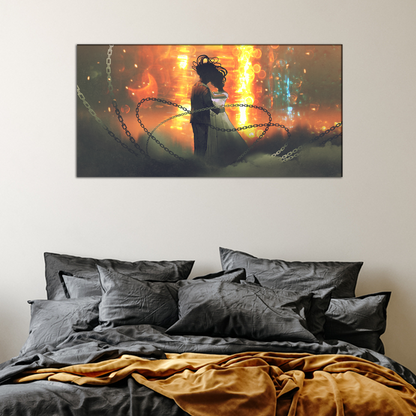 Couple Canvas Print Wall Painting