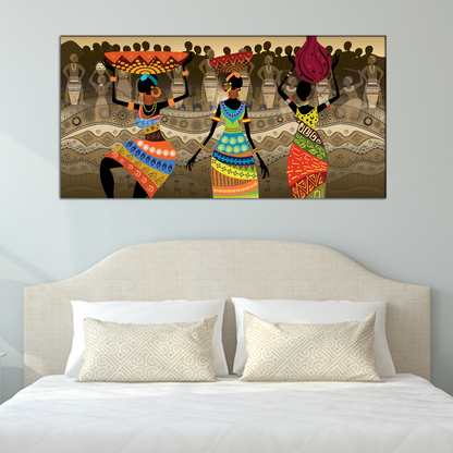 Modern Art Women Canvas Print Wall Painting