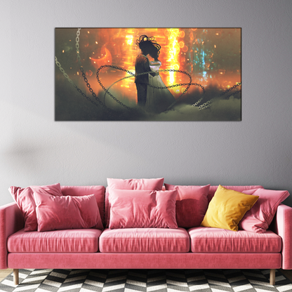 Couple Canvas Print Wall Painting