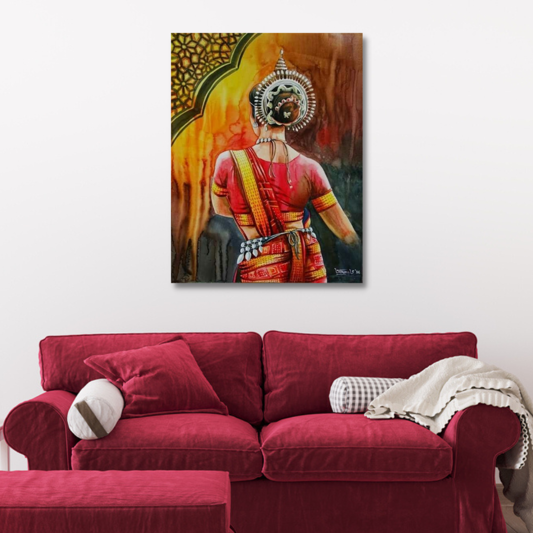 Rajasthani Traditional Art Print Canvas Wall Painting