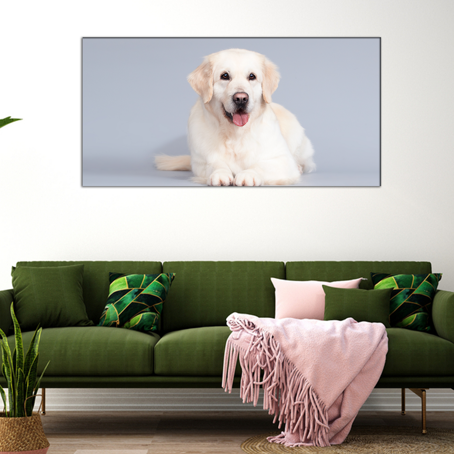 Dog Animal Canvas Print Wall Painting