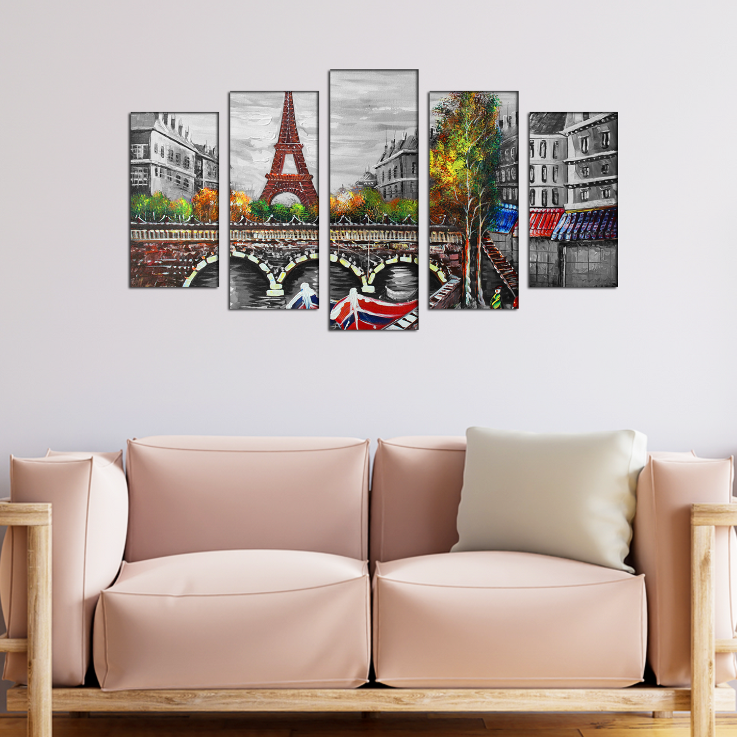 Eiffel Tower Sea View Paris MDF Panel Painting