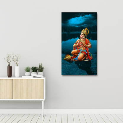 Lord Shri Hanuman ji Religious Canvas Print Wall Painting