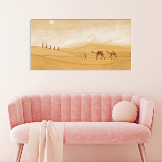 Desert of Rajasthan Canvas Print Wall Painting