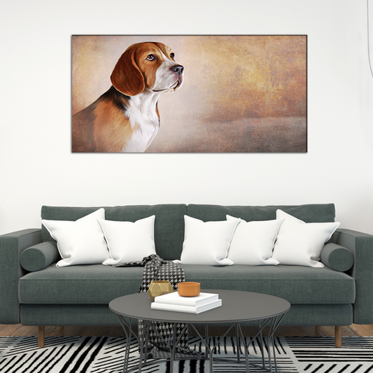 Dog Home Pet Canvas Print Wall Painting