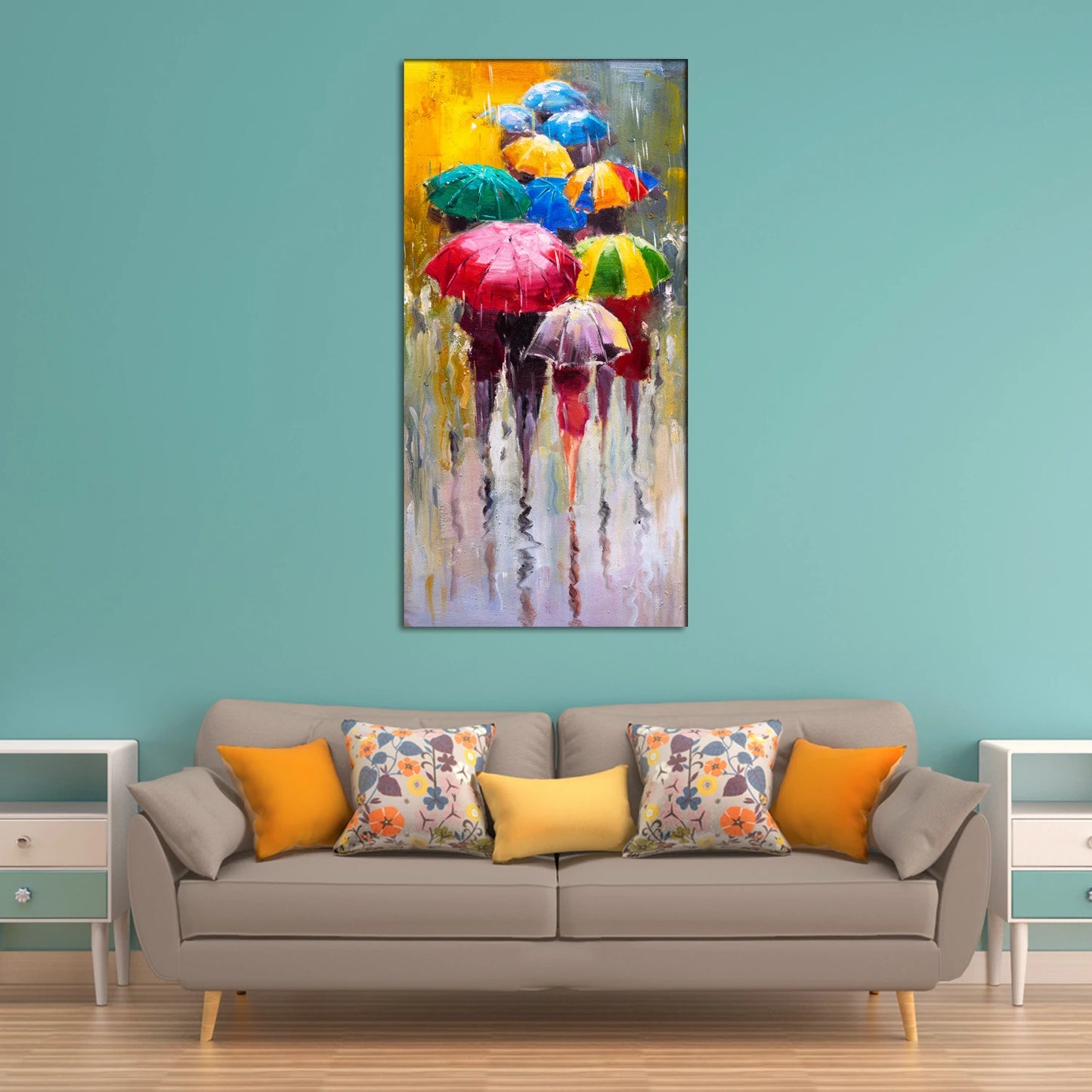 Beautiful Couple Love Art Canvas Print Wall Painting