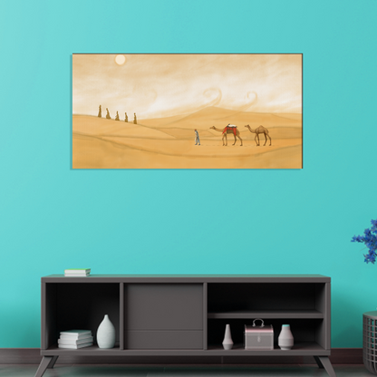 Desert of Rajasthan Canvas Print Wall Painting