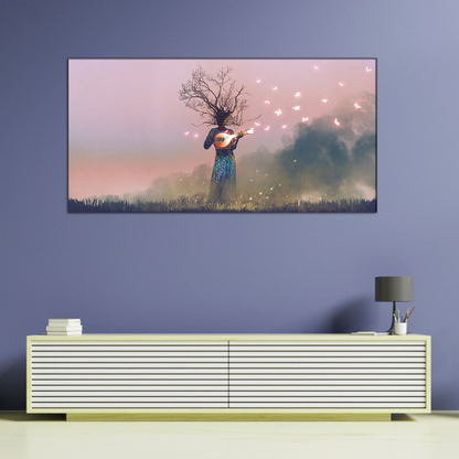 Branch Head Modern Art Canvas Print Wall Painting