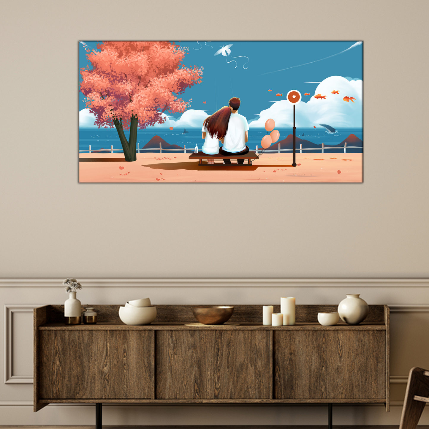 Couple Canvas Print Wall Painting