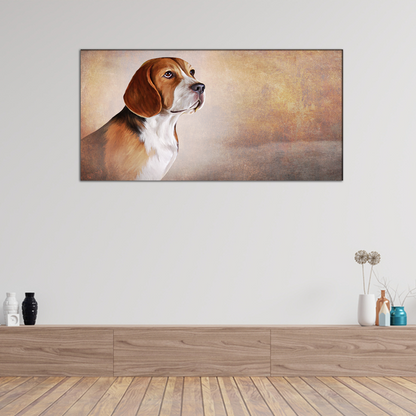 Dog Home Pet Canvas Print Wall Painting