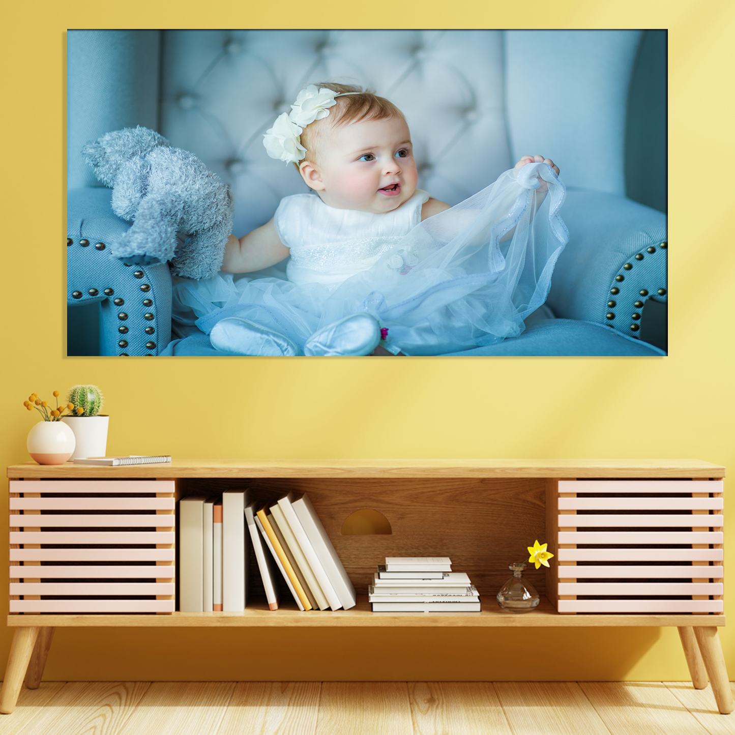 Baby Girl Painting Canvas Wall Painting