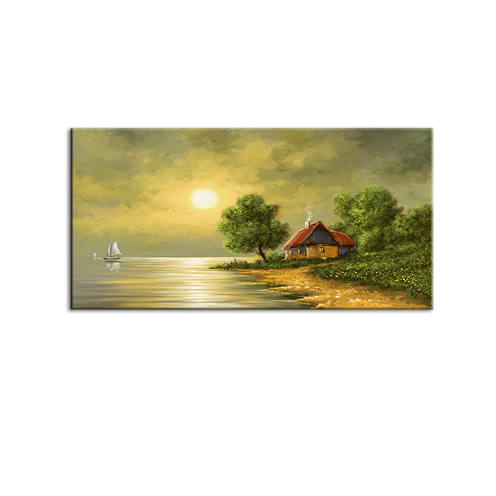 Beautiful SunSet Canvas Wall Painting