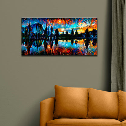 landscape Abstract Canvas Wall Painting