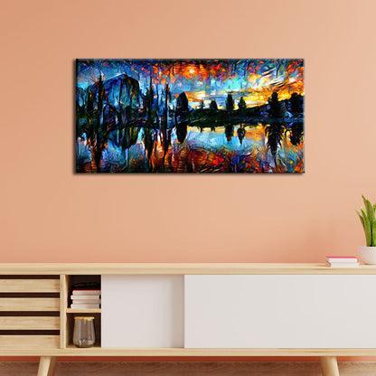 landscape Abstract Canvas Wall Painting