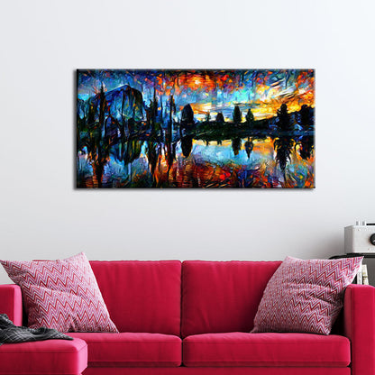 landscape Abstract Canvas Wall Painting