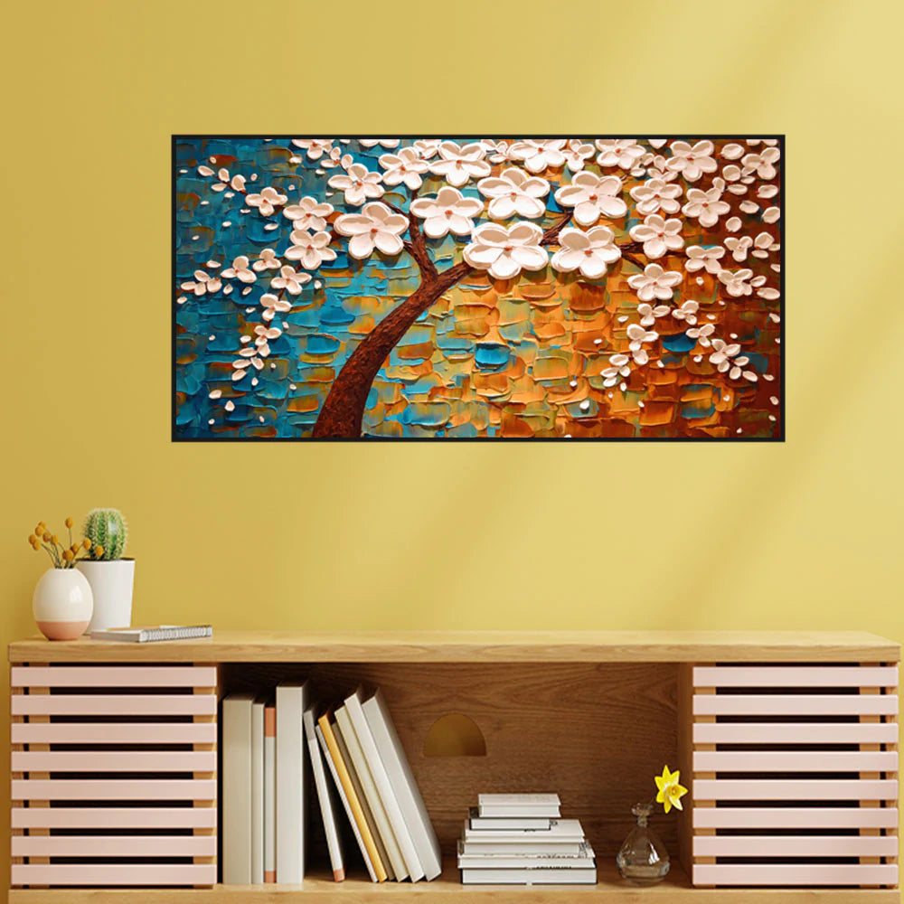 Beautiful Tree Canvas Floating Wall Painting
