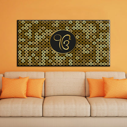 Ik Onkar Sikh Canvas Wall Painting