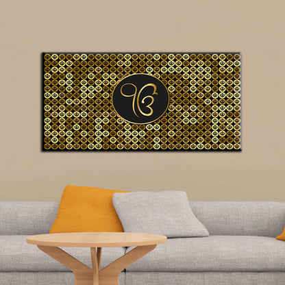 Ik Onkar Sikh Canvas Wall Painting