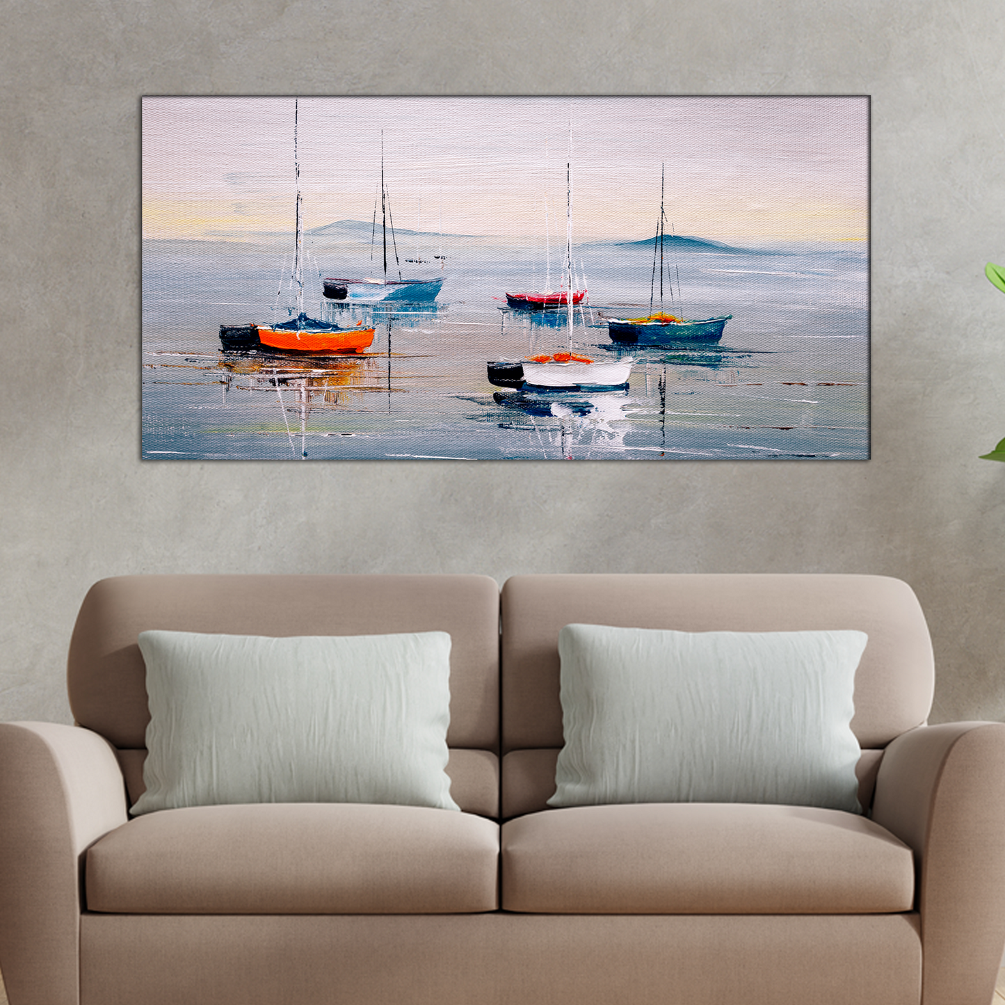 Boat abstract Canvas Print Wall Painting