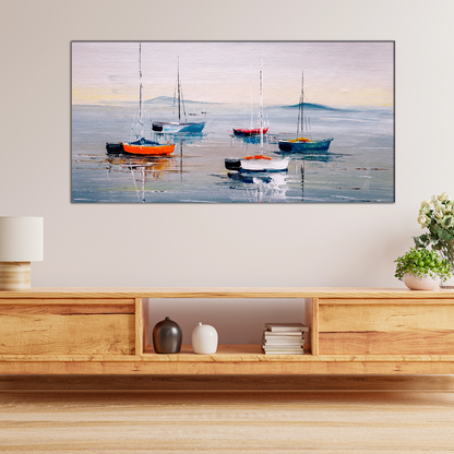 Boat abstract Canvas Print Wall Painting