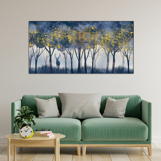 Tree Forest Canvas beautiful Wall Painting